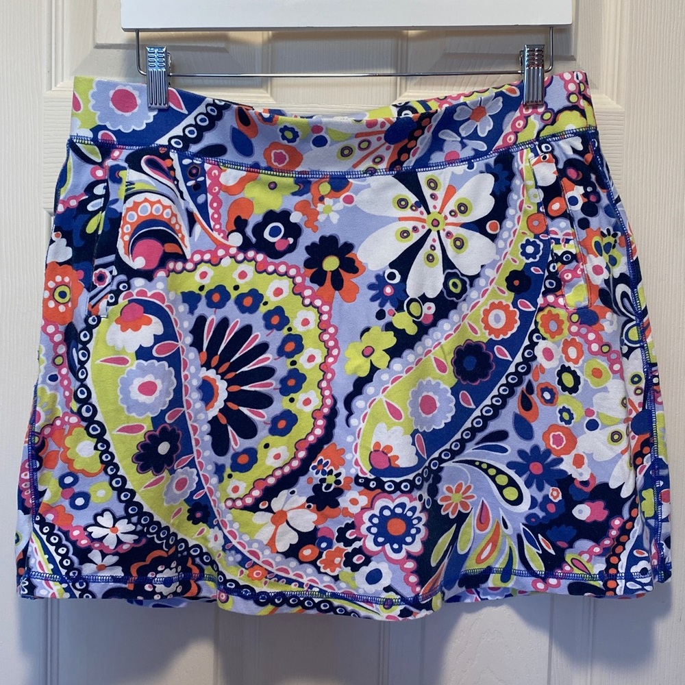 T by Talbots UPF 50 Daisy Print Skort